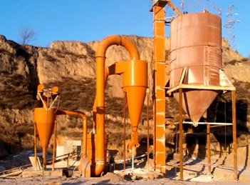 云南大理260t/h方解石磨粉生產(chǎn)線